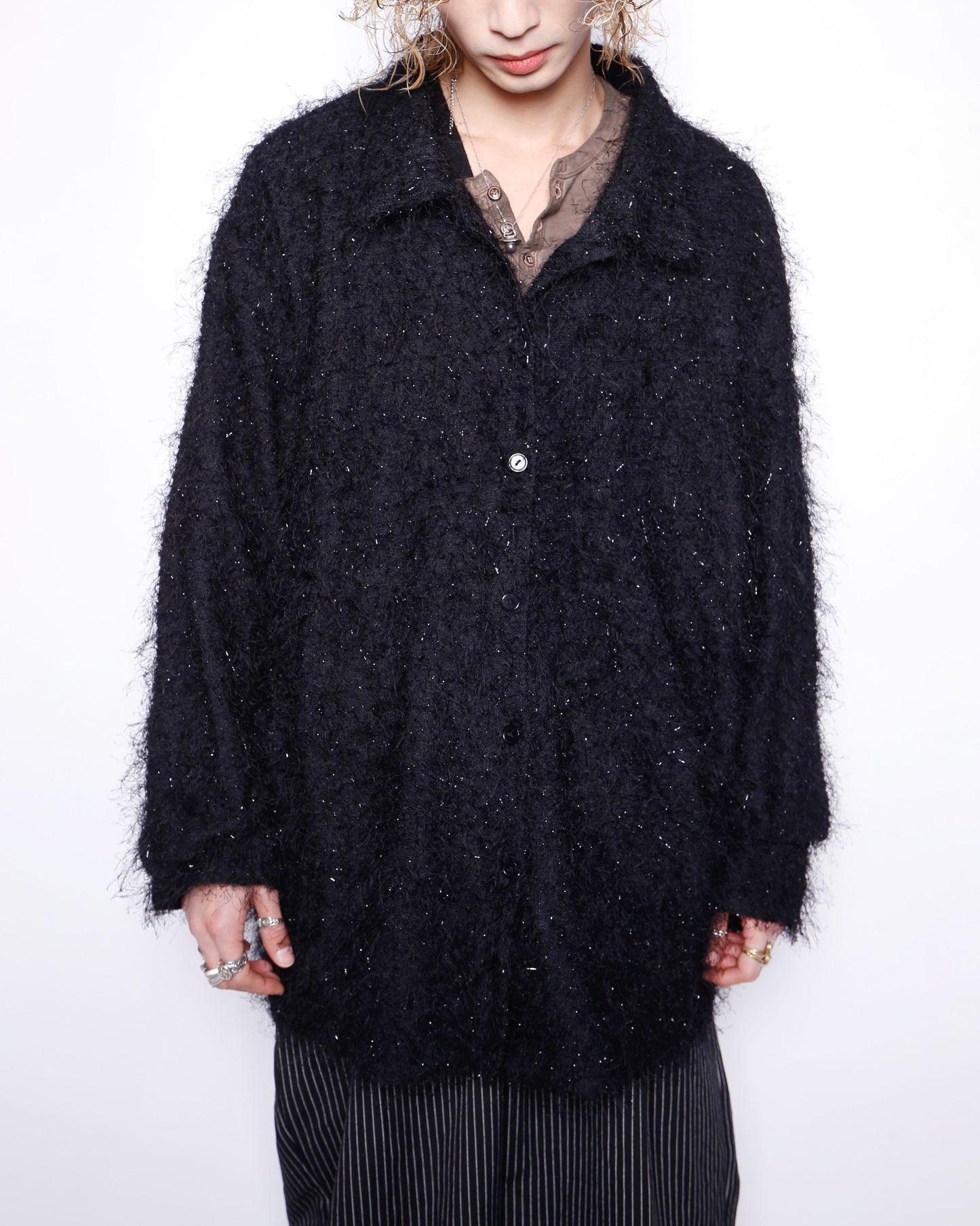 vintage lame shaggy shirt