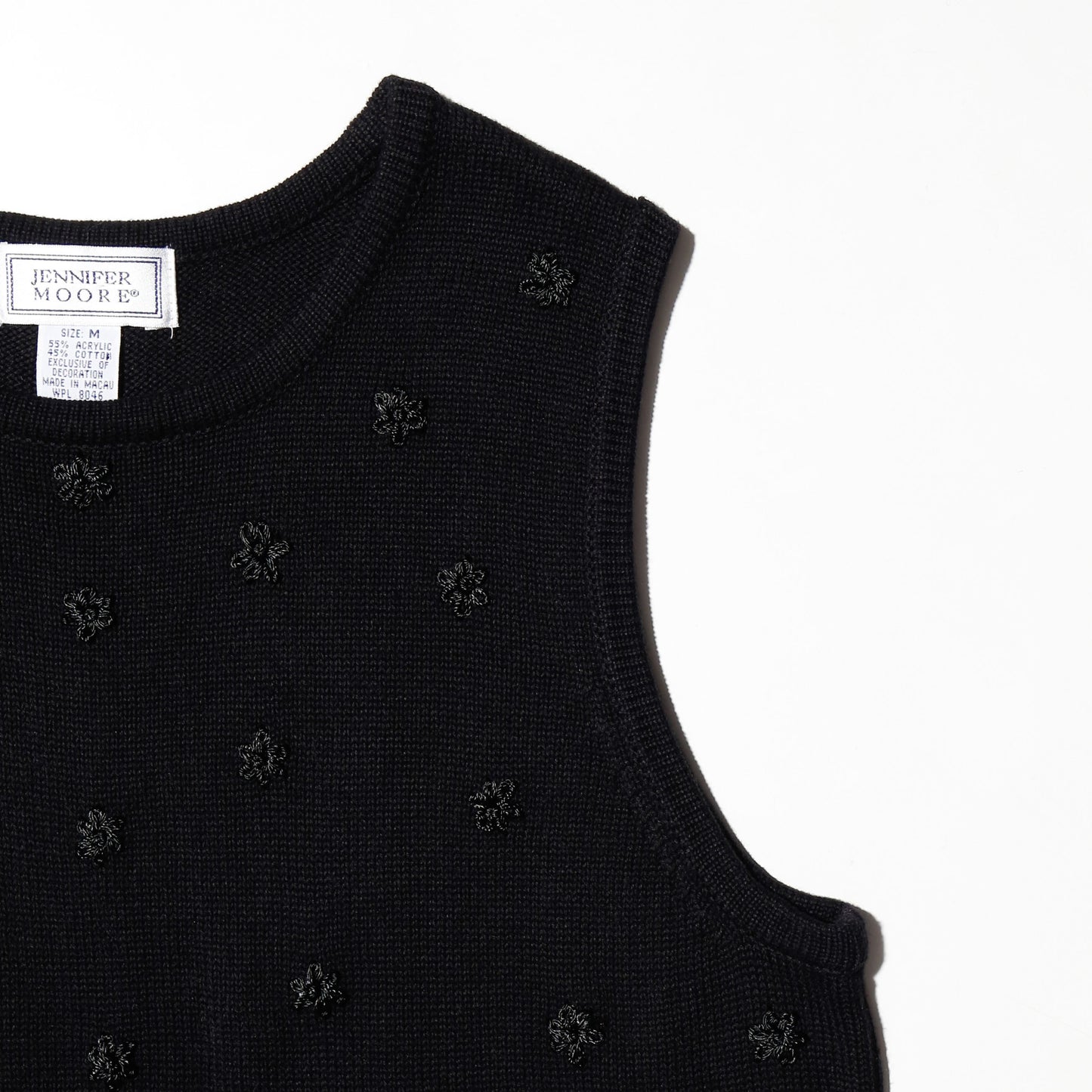 vintage floral knit n/s