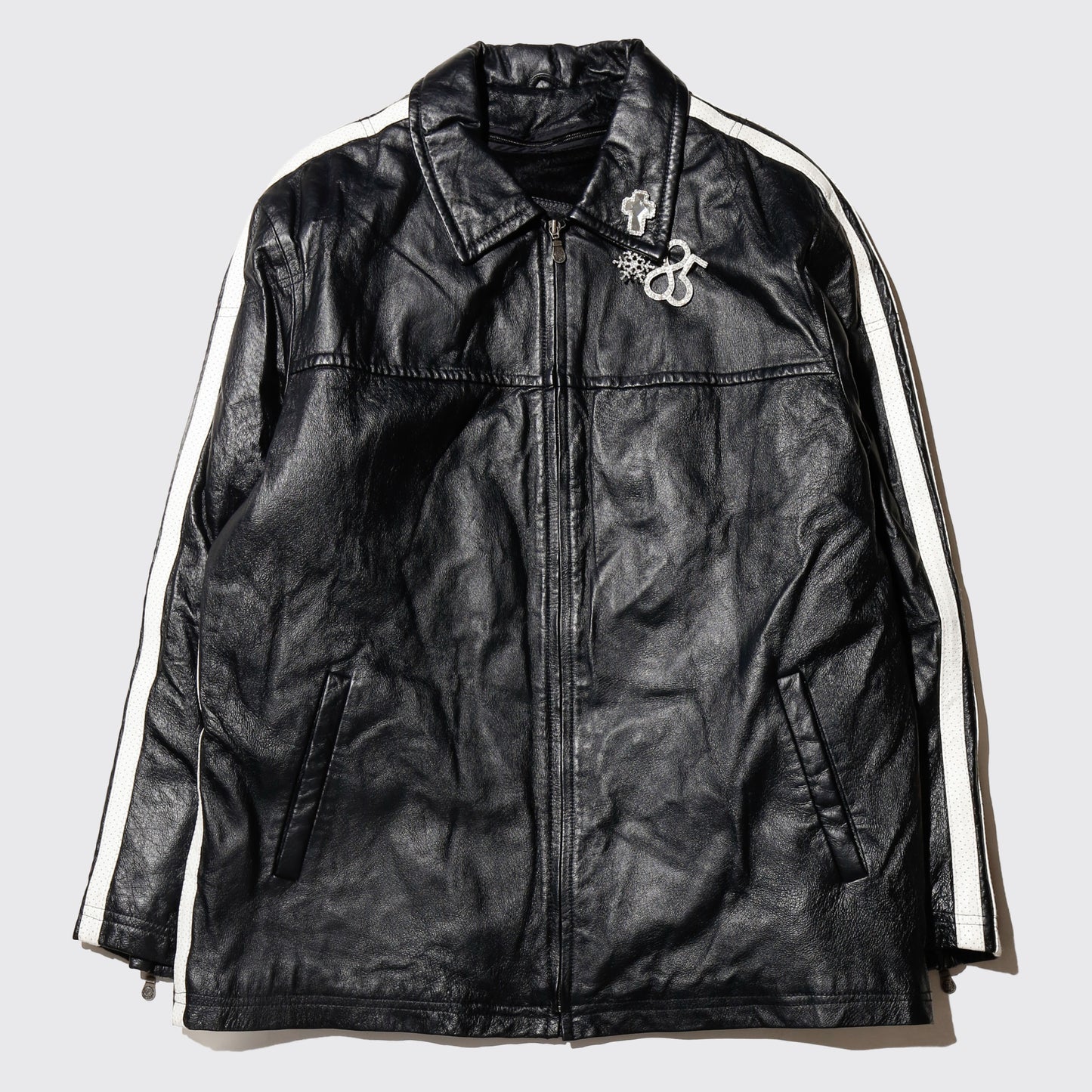 vintage custom line leather jacket