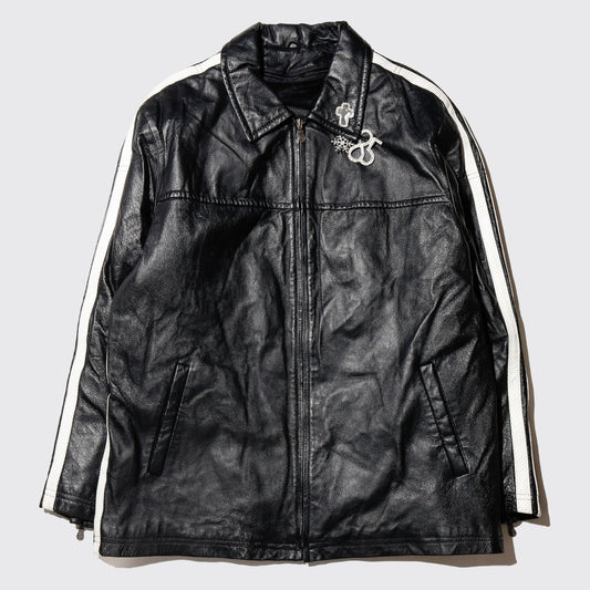 vintage custom line leather jacket