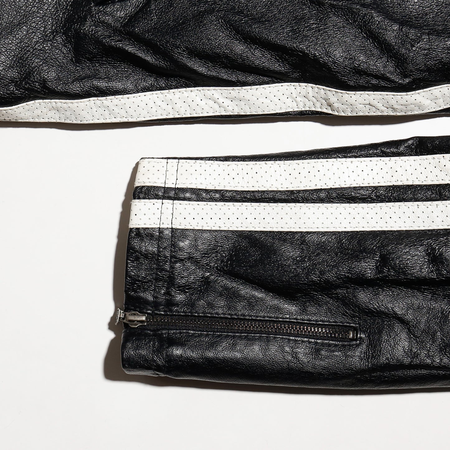 vintage custom line leather jacket