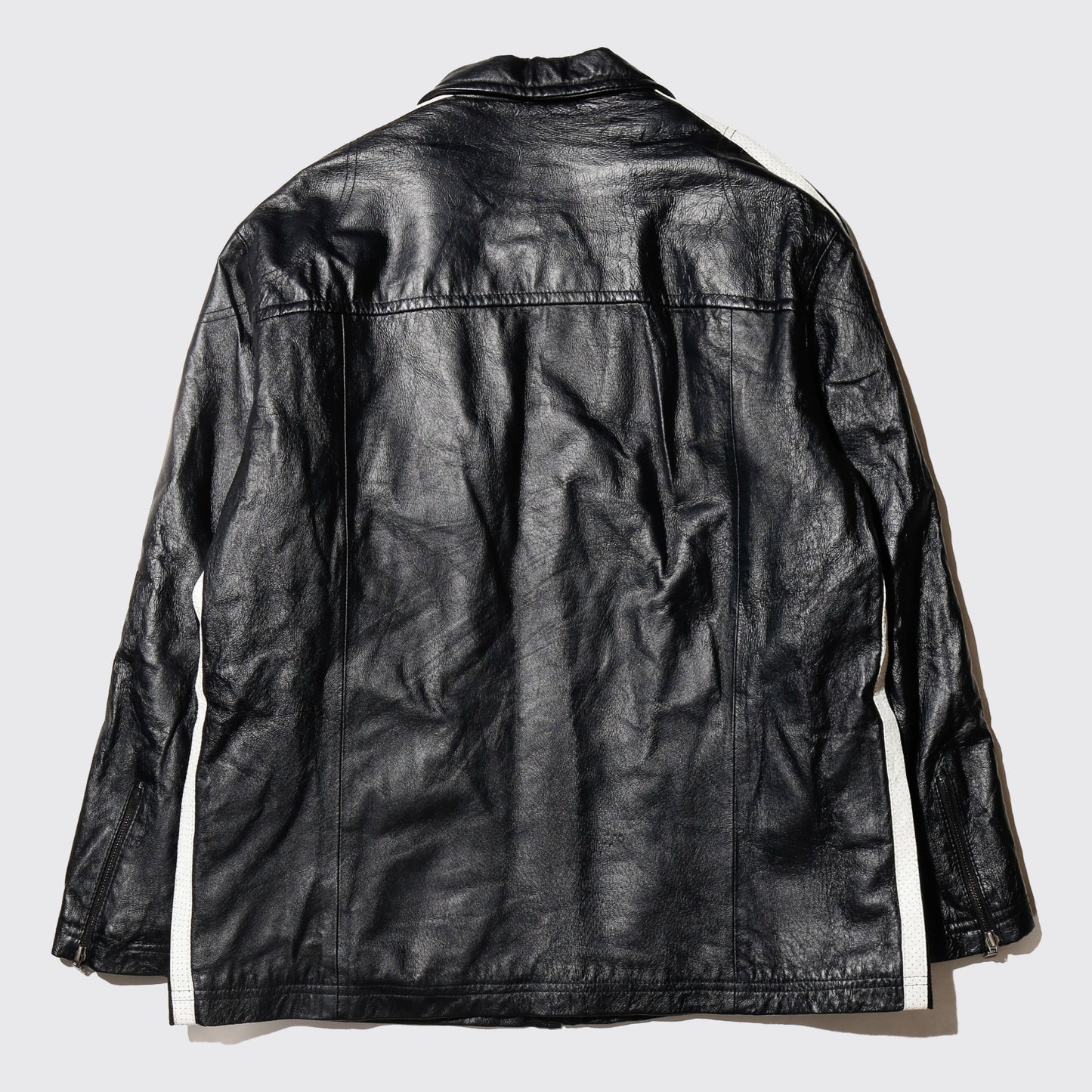 vintage custom line leather jacket