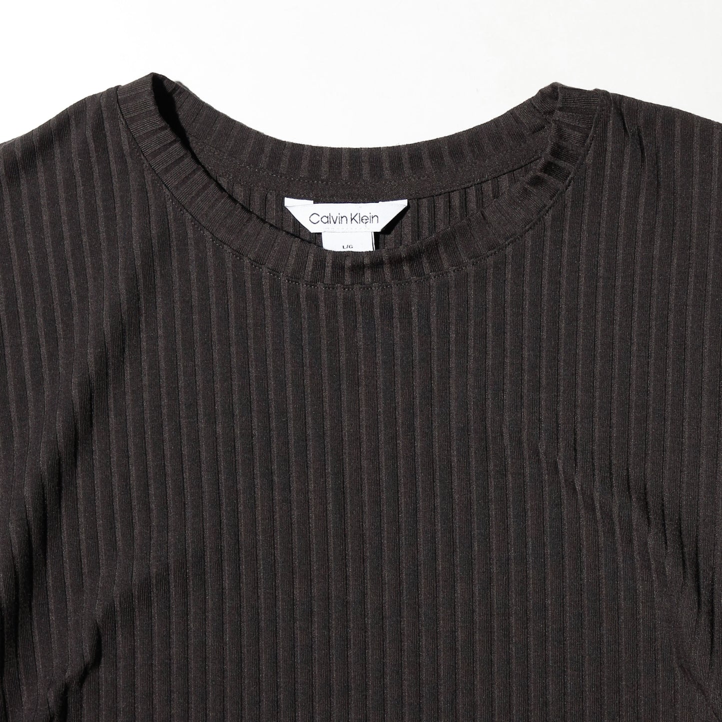 calvin klein side shirring pleats cut sew