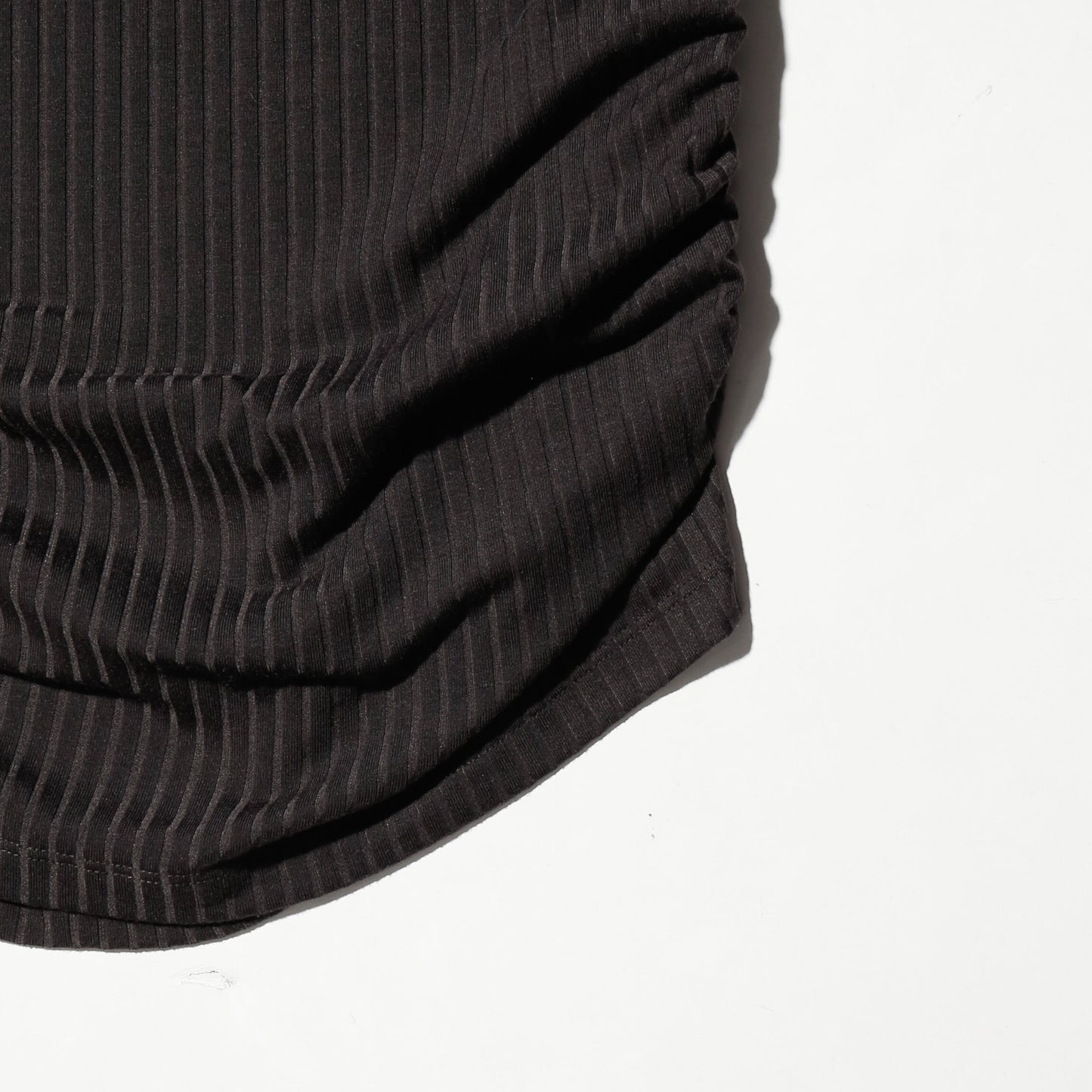 calvin klein side shirring pleats cut sew
