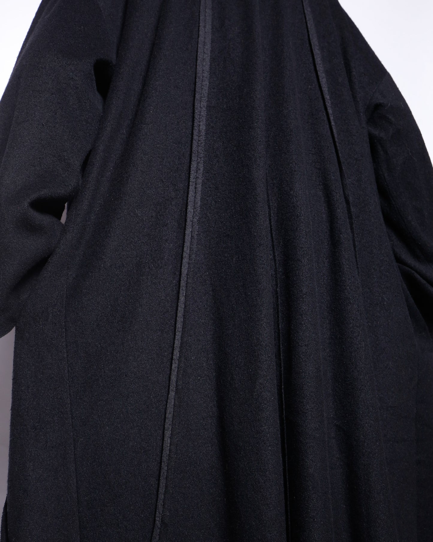 vintage monk felt robe coat