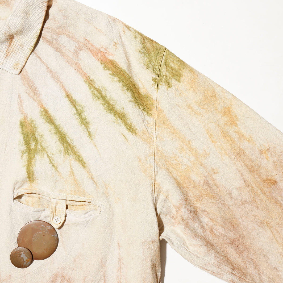 vintage savanna cotton shirt, with copper badge