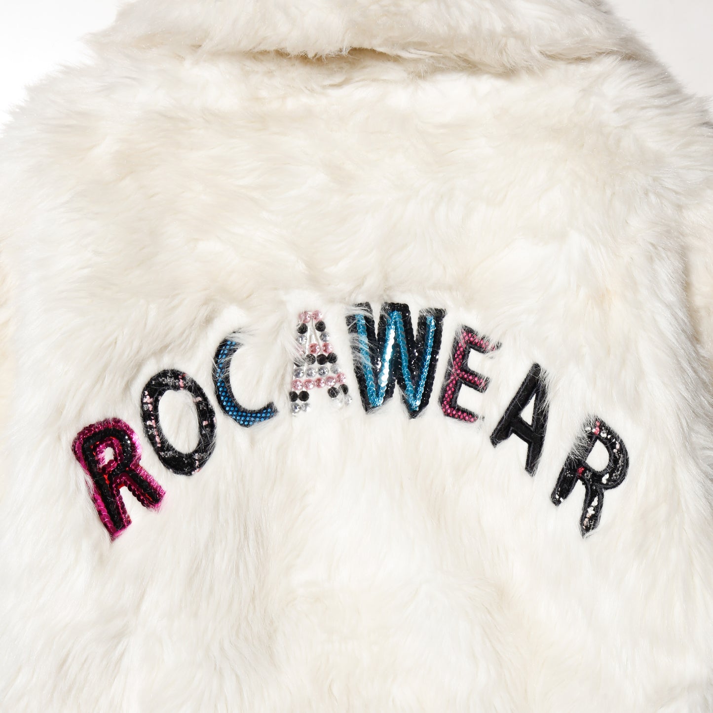 vintage rocawear luxe faux fur jacket