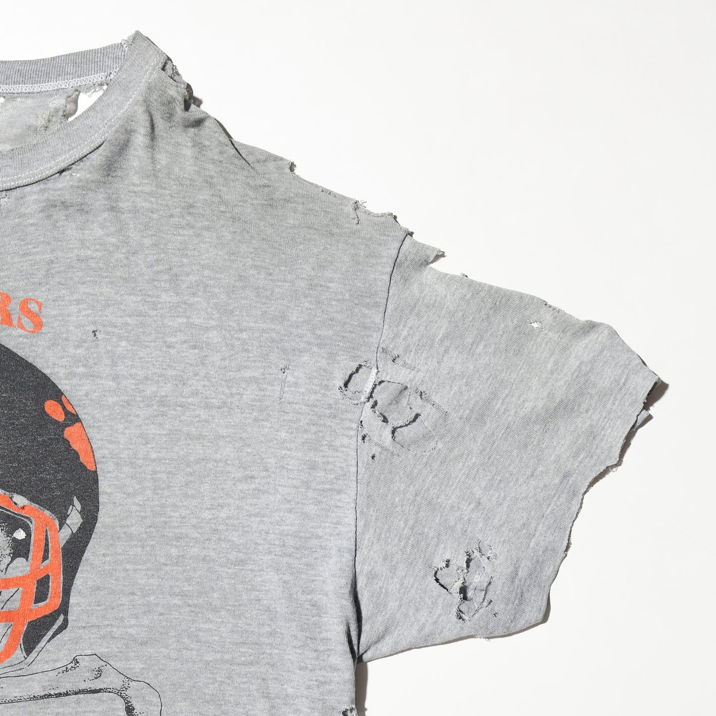 *one-off 1989's tigers "bad to the bone" broken t-shirt