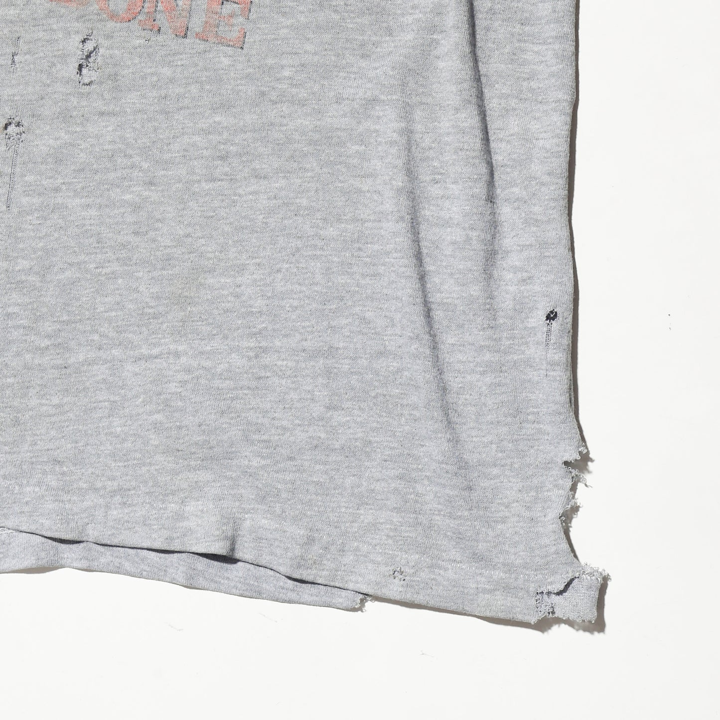 *one-off 1989's tigers "bad to the bone" broken t-shirt