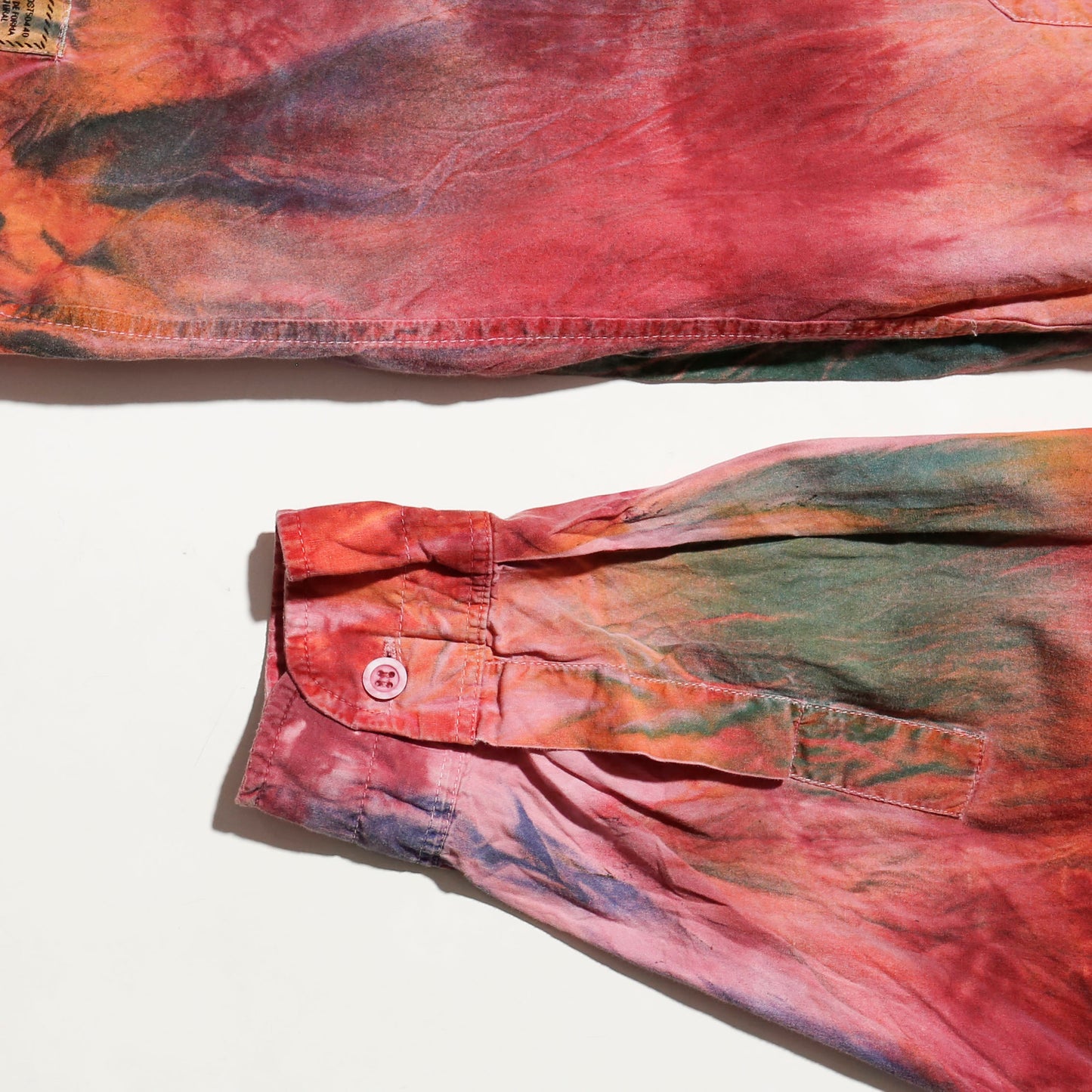 vintage volcano loose shirt, with copper badge