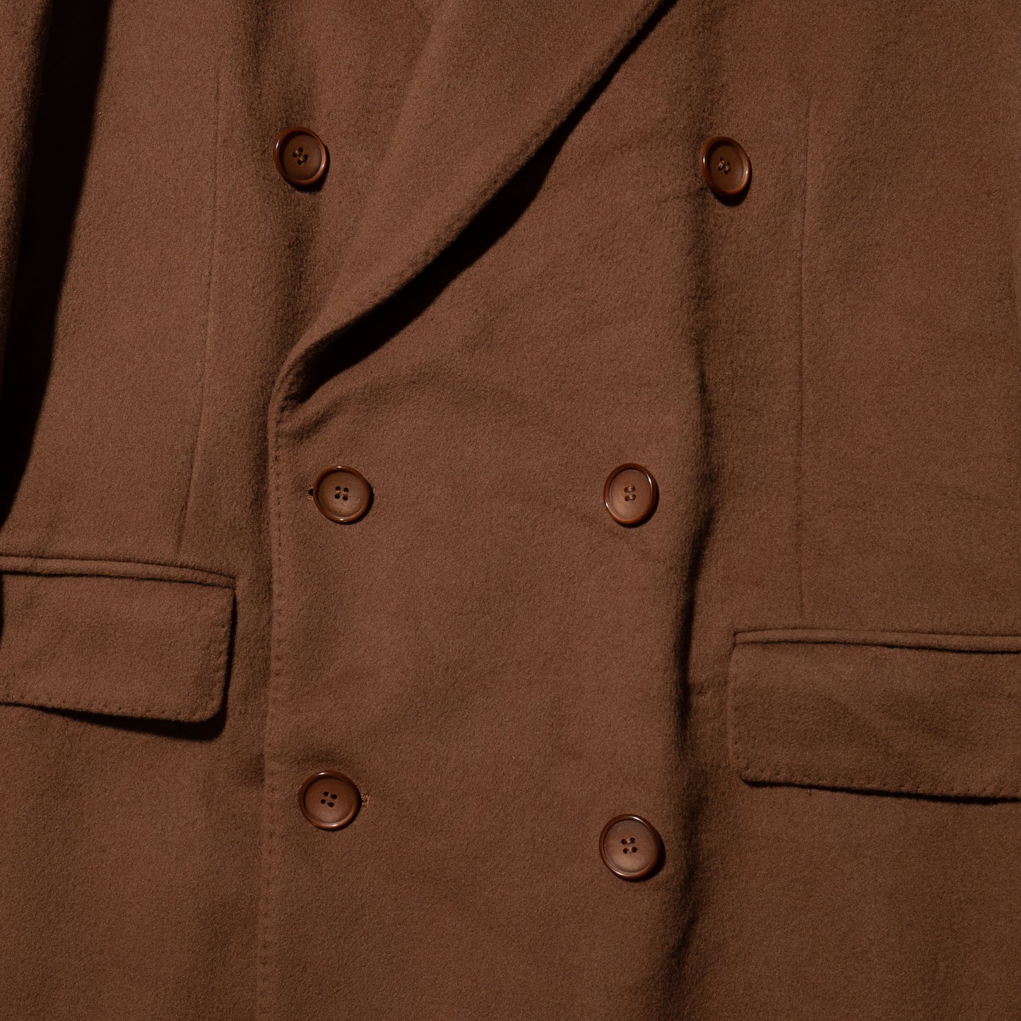 vintage 80's Yves Saint Laurent wool double breasted coat