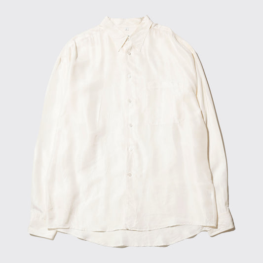 vintage loose silk shirt