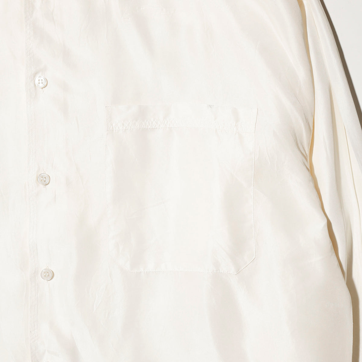 vintage loose silk shirt