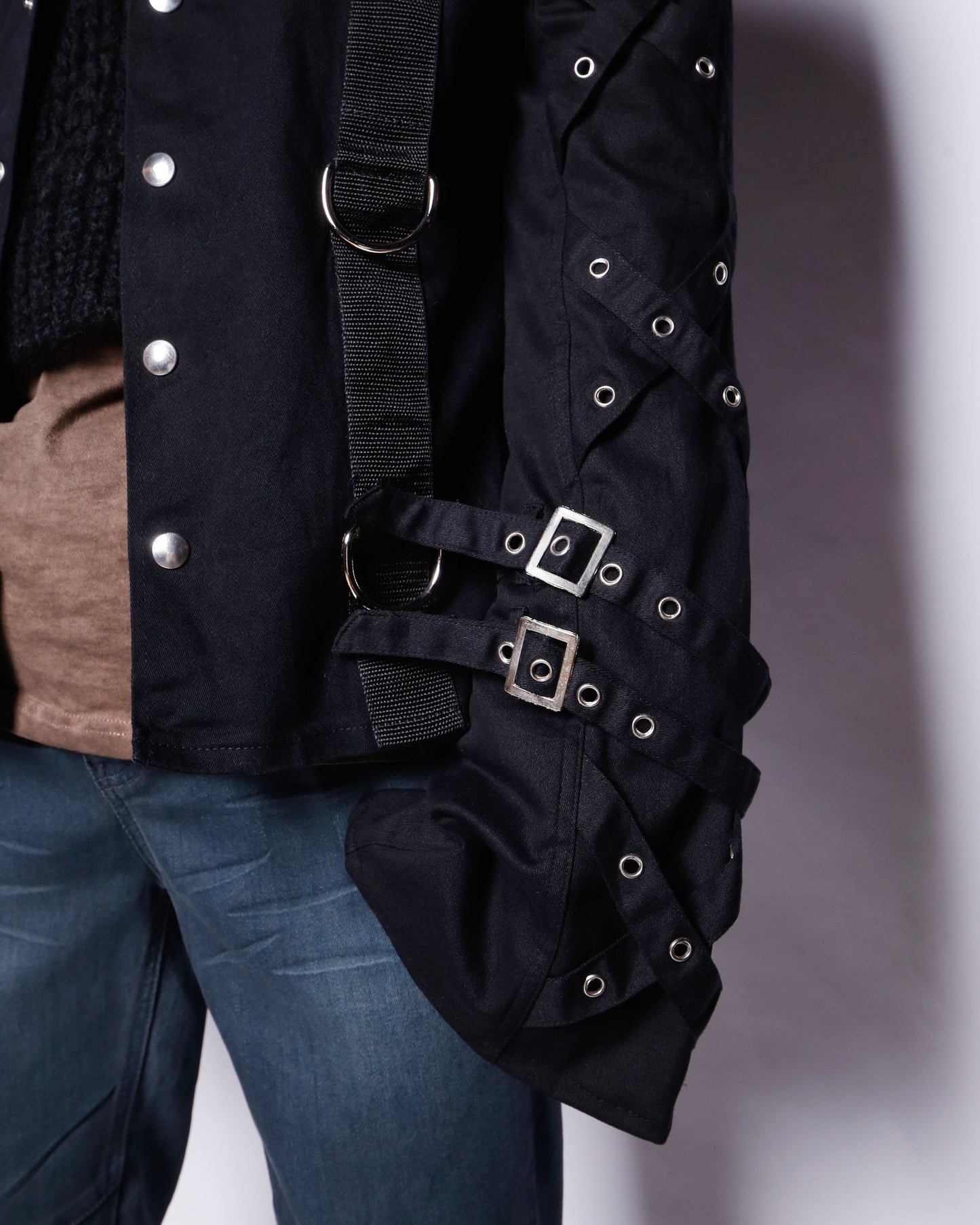 vintage 00's aderlass bondage sleeve jacket