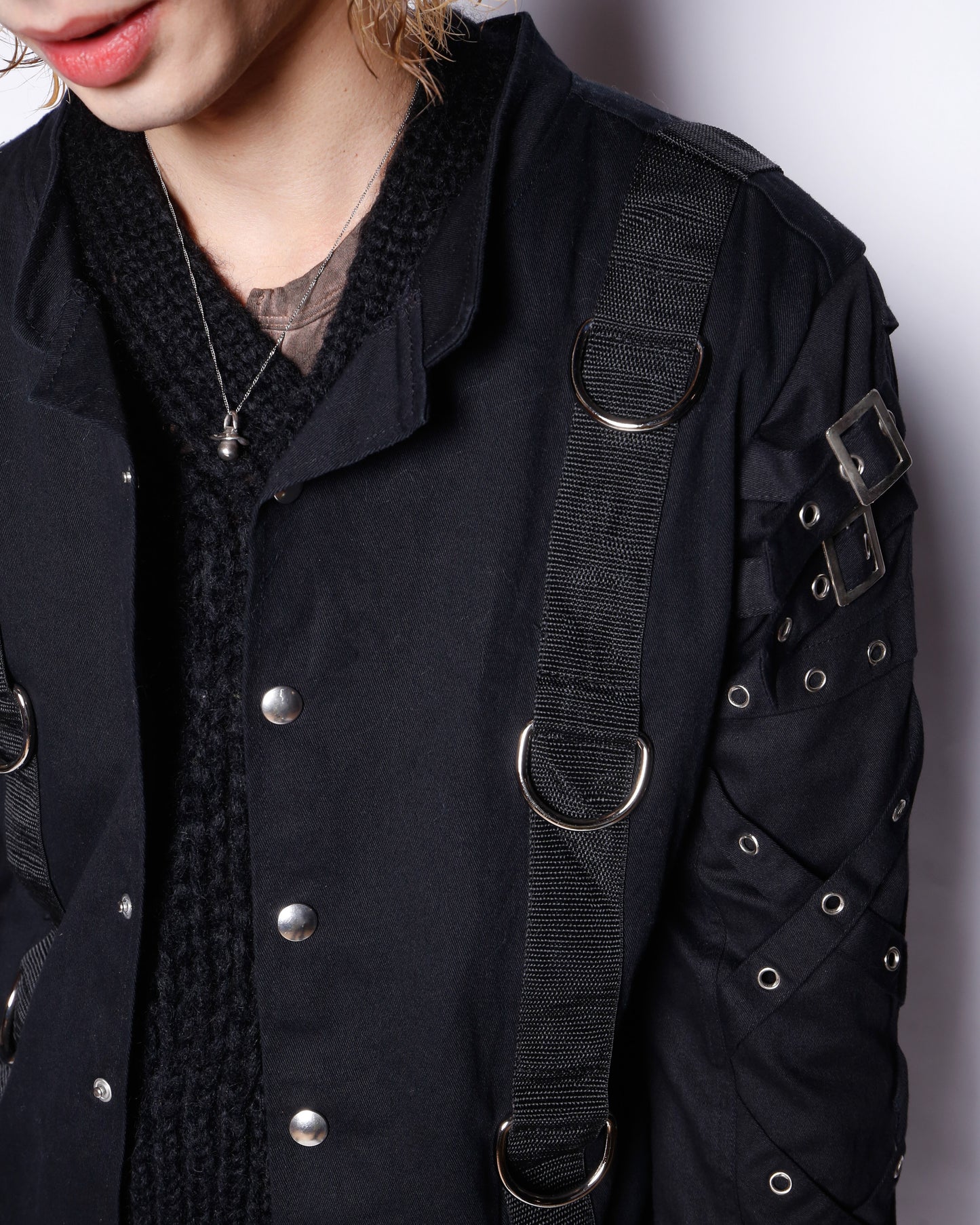 vintage 00's aderlass bondage sleeve jacket