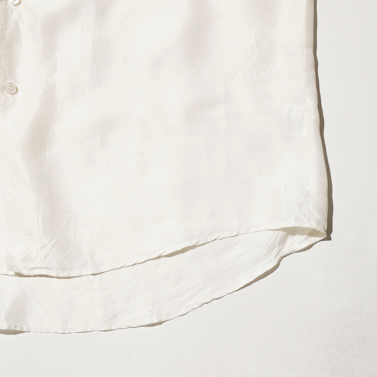 vintage loose silk shirt