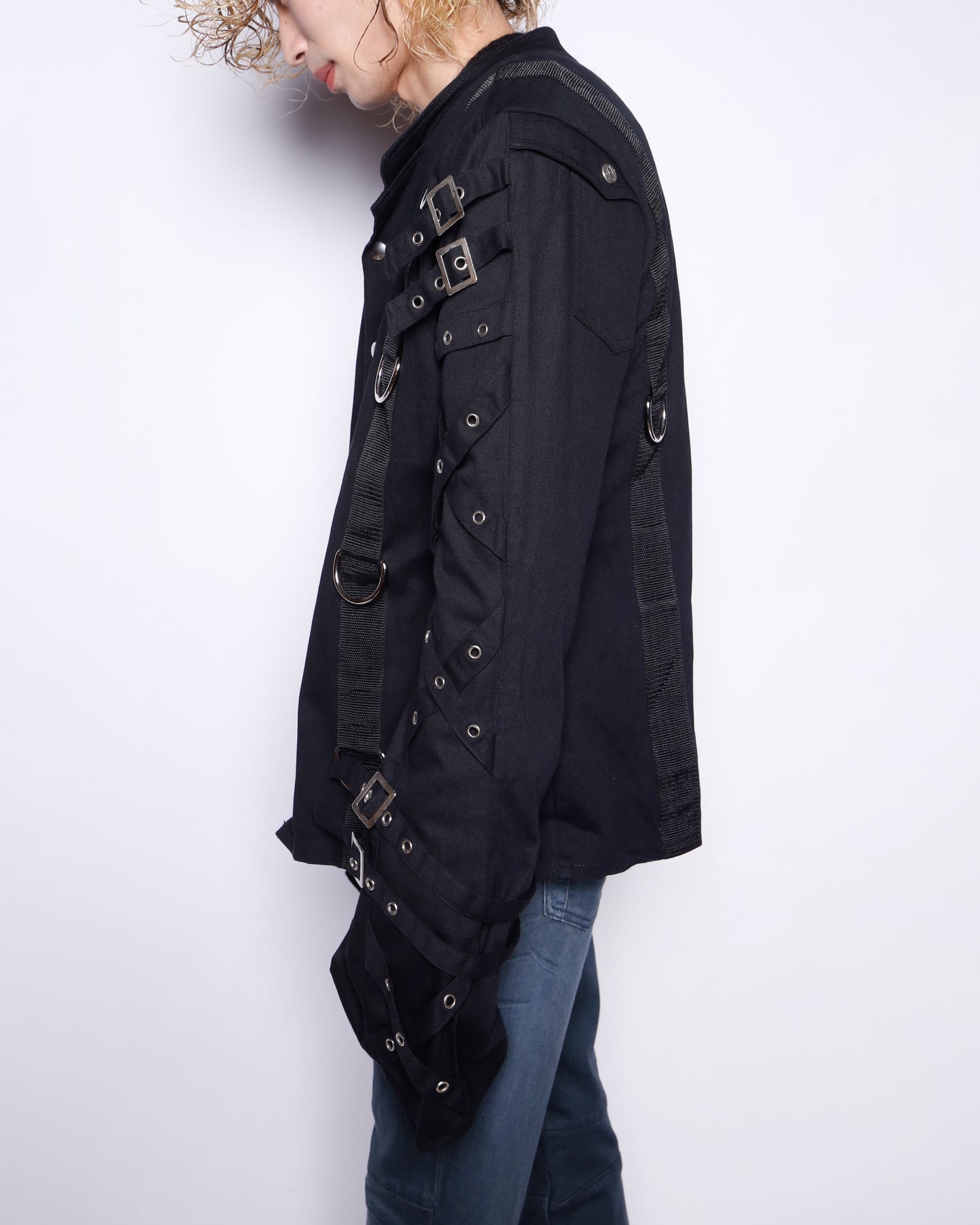 vintage 00's aderlass bondage sleeve jacket