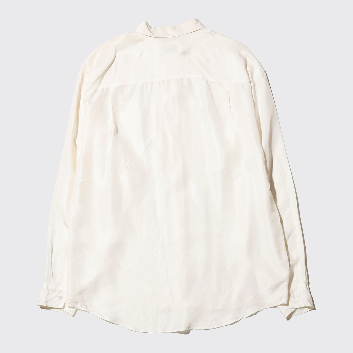 vintage loose silk shirt