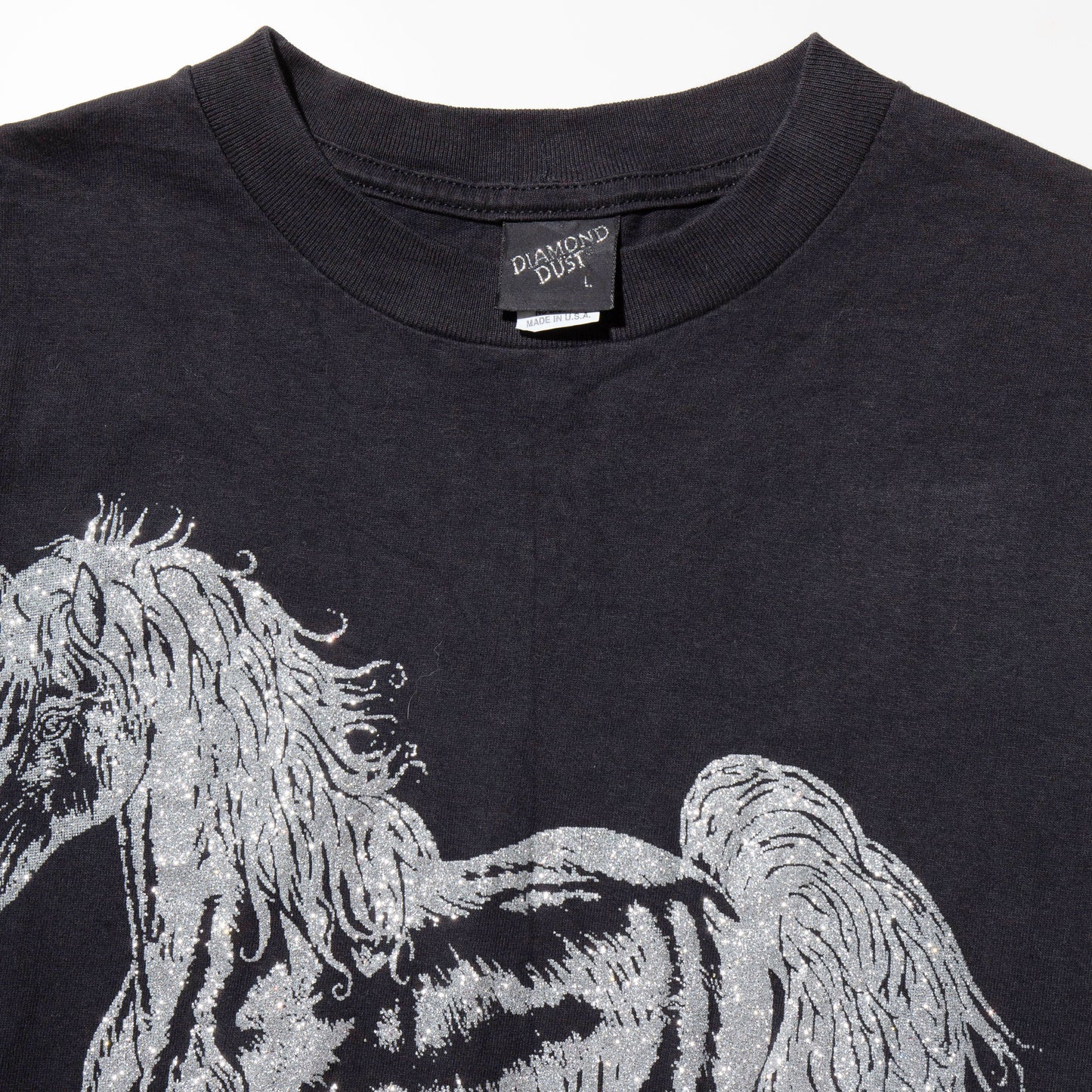 vintage 90's glitter horse t-shirt