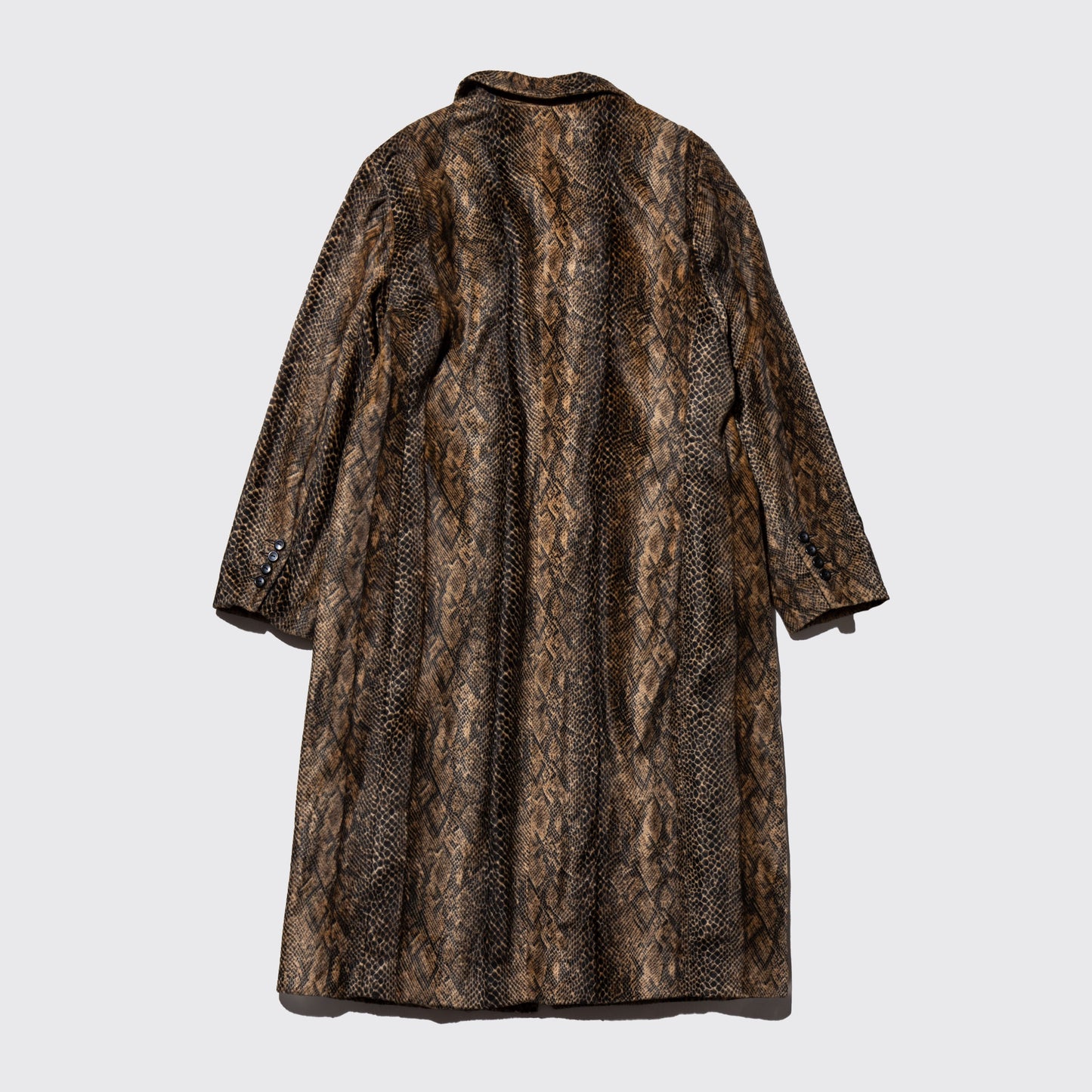 vintage faux python coat