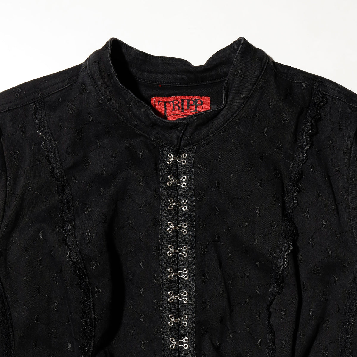vintage trip nyc corset hooked lace jacket