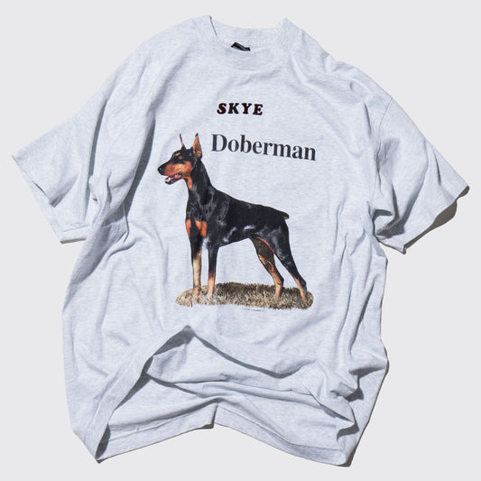 vintage 90's doberman t-shirt