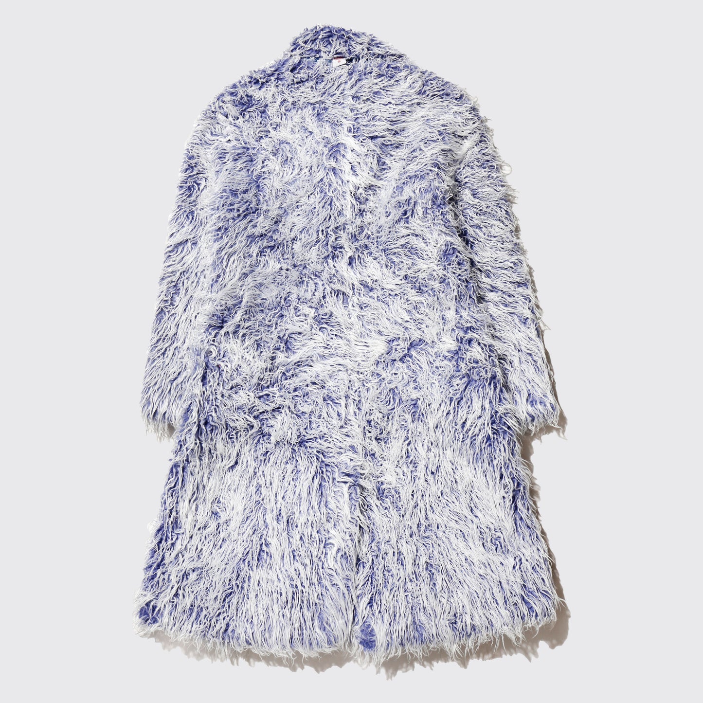 vintage fuzzy faux fur coat