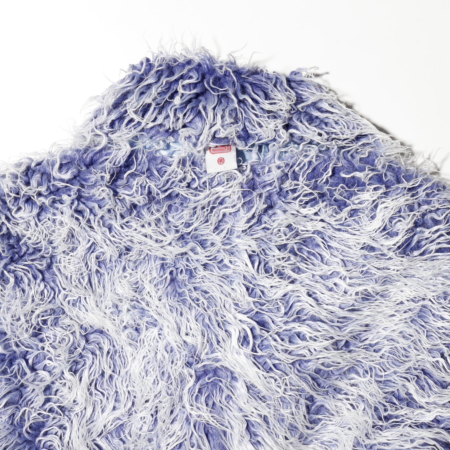 vintage fuzzy faux fur coat