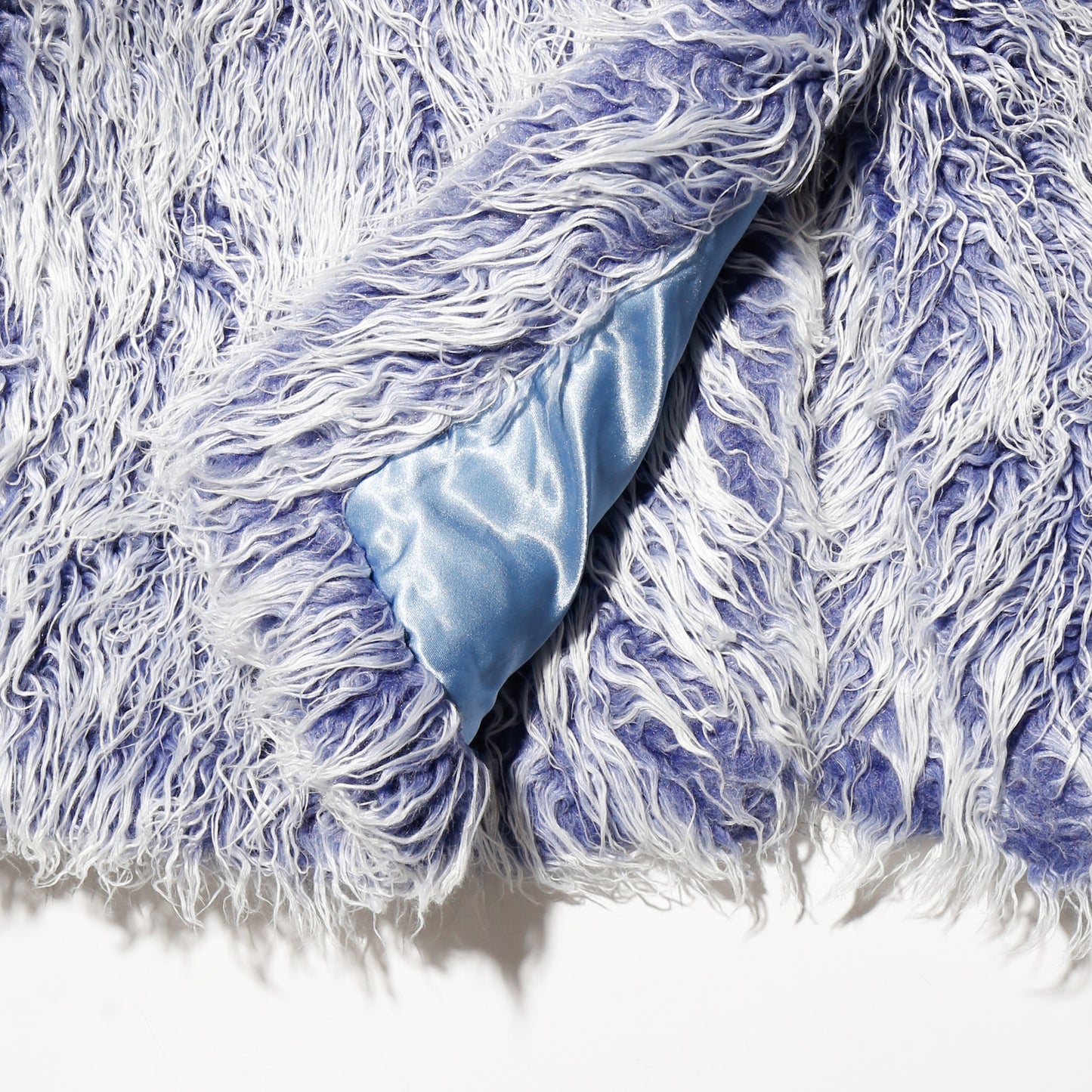 vintage fuzzy faux fur coat