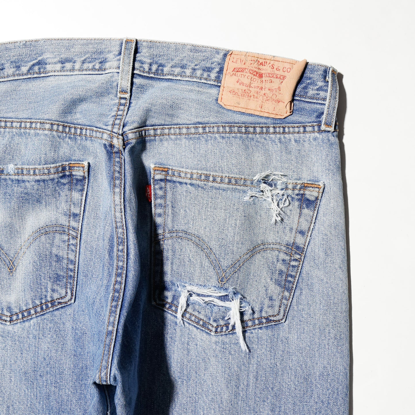 *one-off Levi's 501 crush jeans
