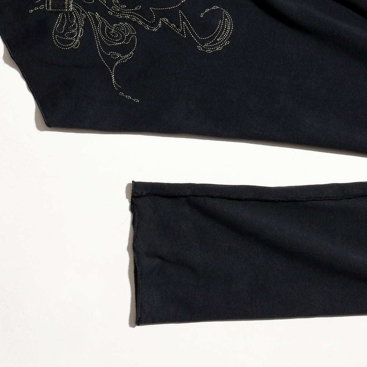 vintage cop copine asymmetry drape hoodie