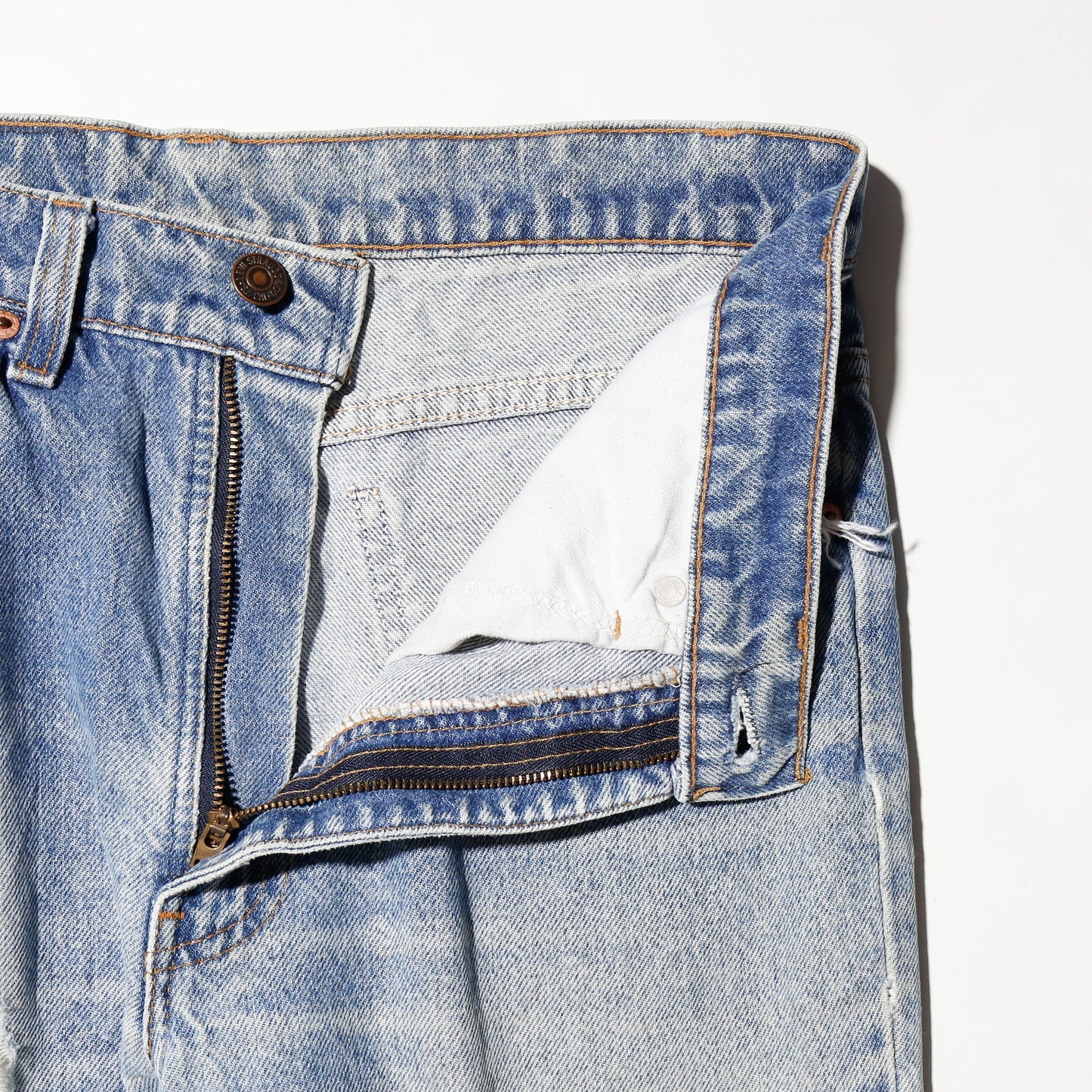 vintage 90's levi's 517 crush flare jeans