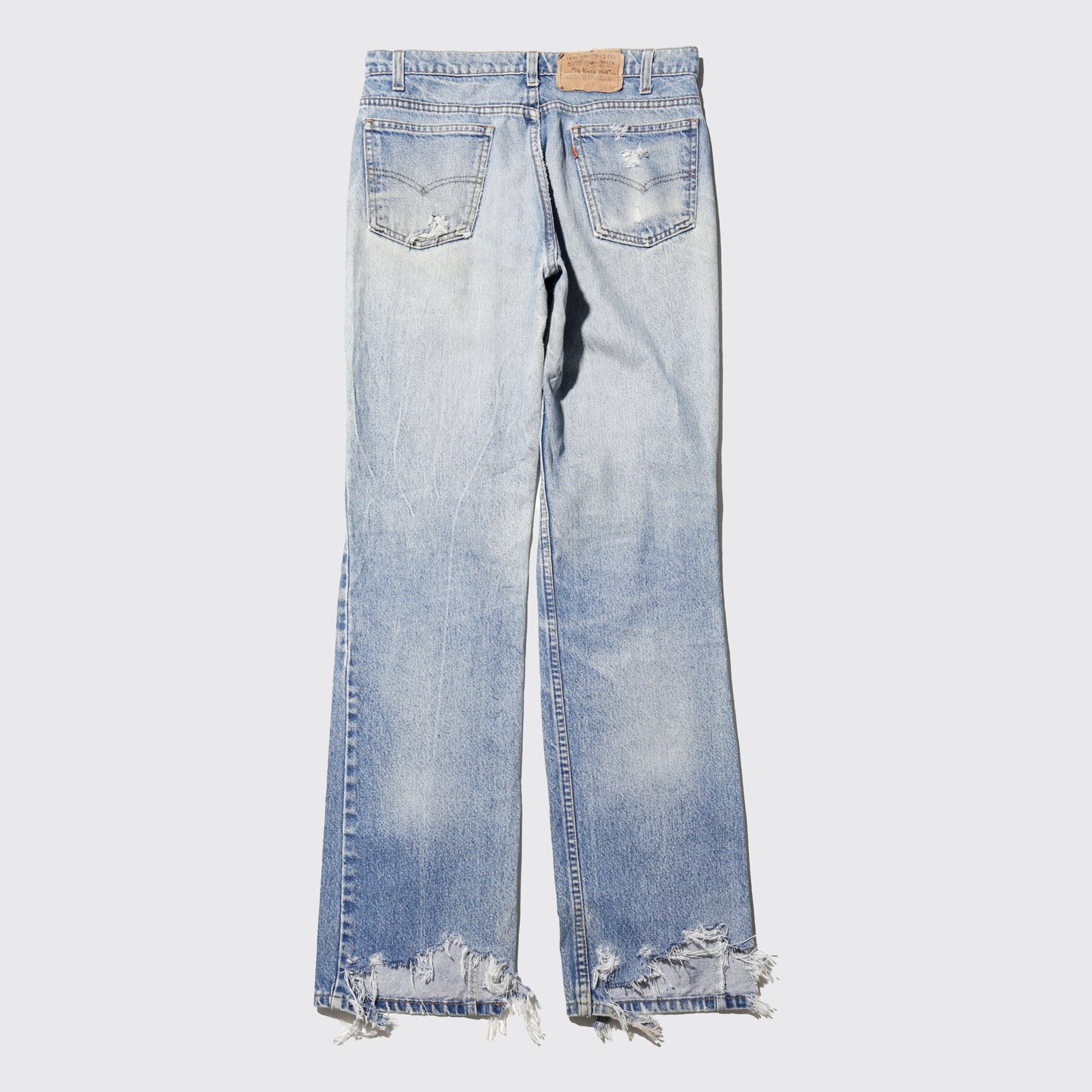 vintage 90's levi's 517 crush flare jeans