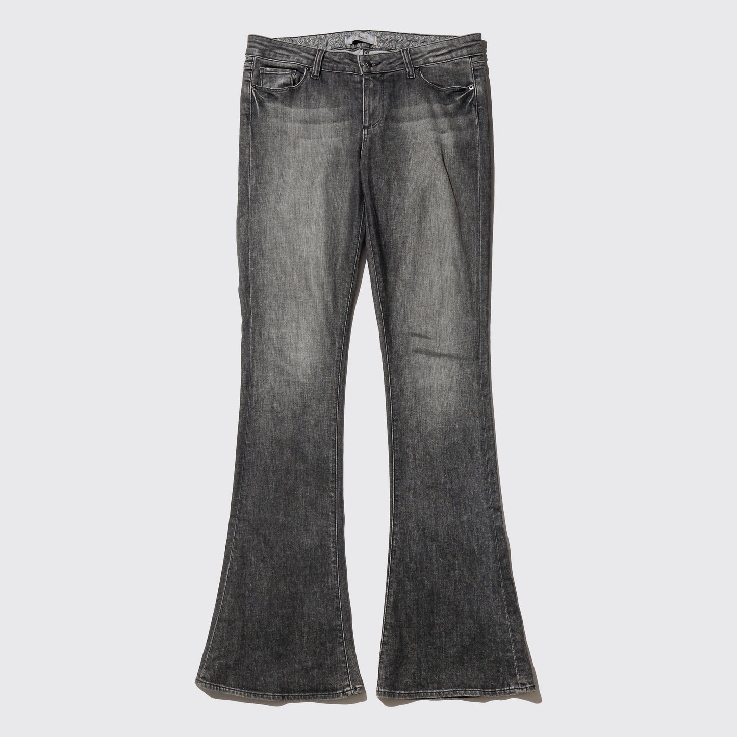 vintage 00's faded low rise flare jeans