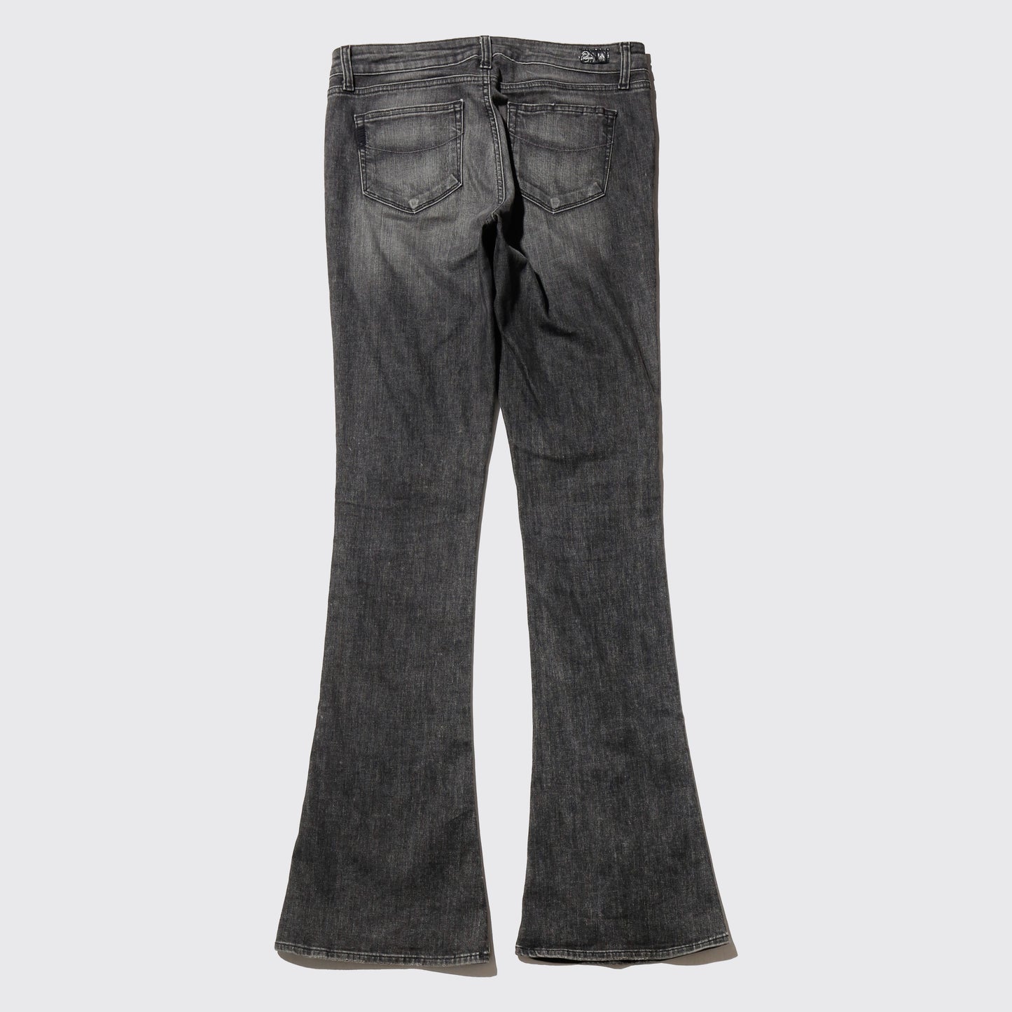 vintage 00's faded low rise flare jeans