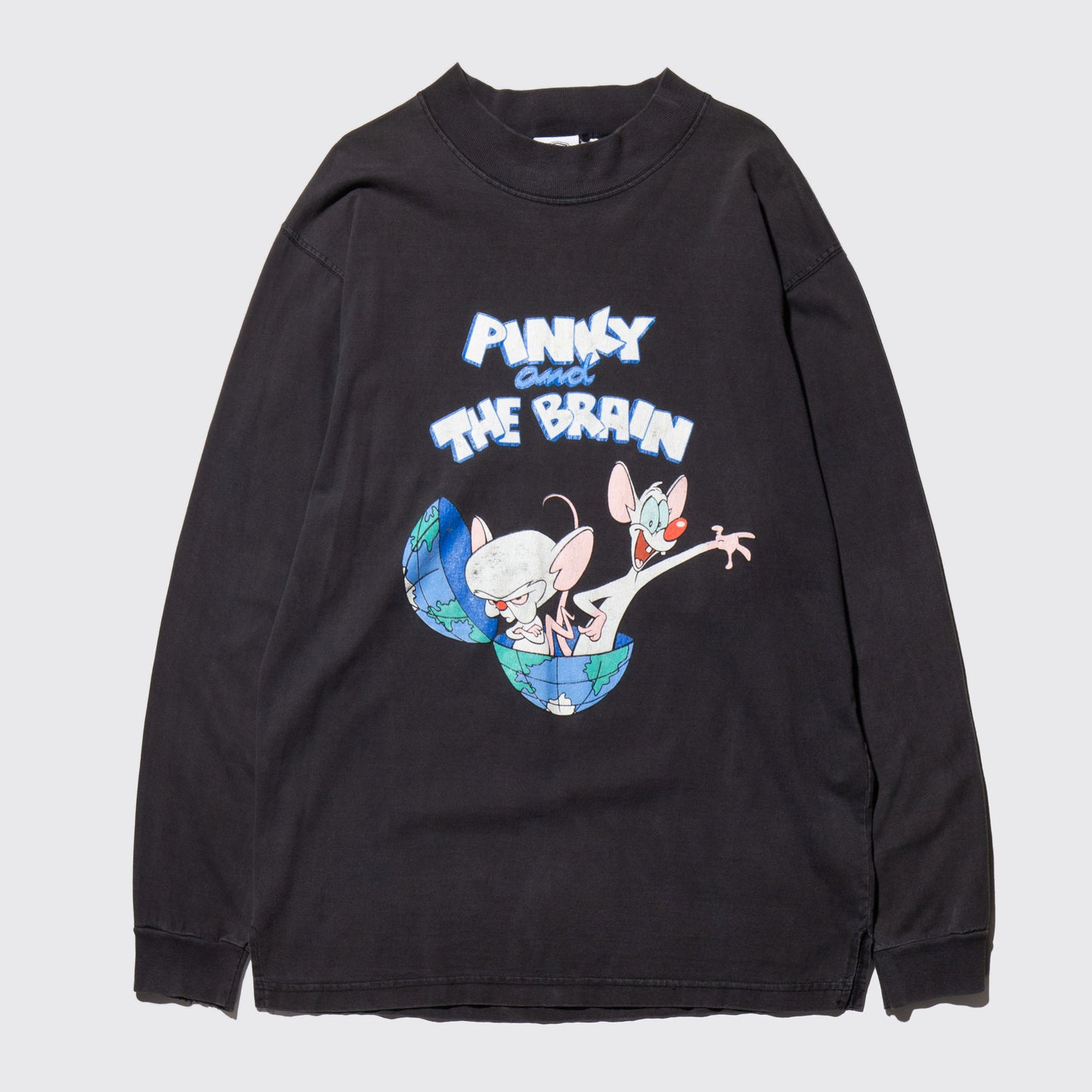 vintage 90's ANIMANIACS pinky and the brain l/s t-shirt
