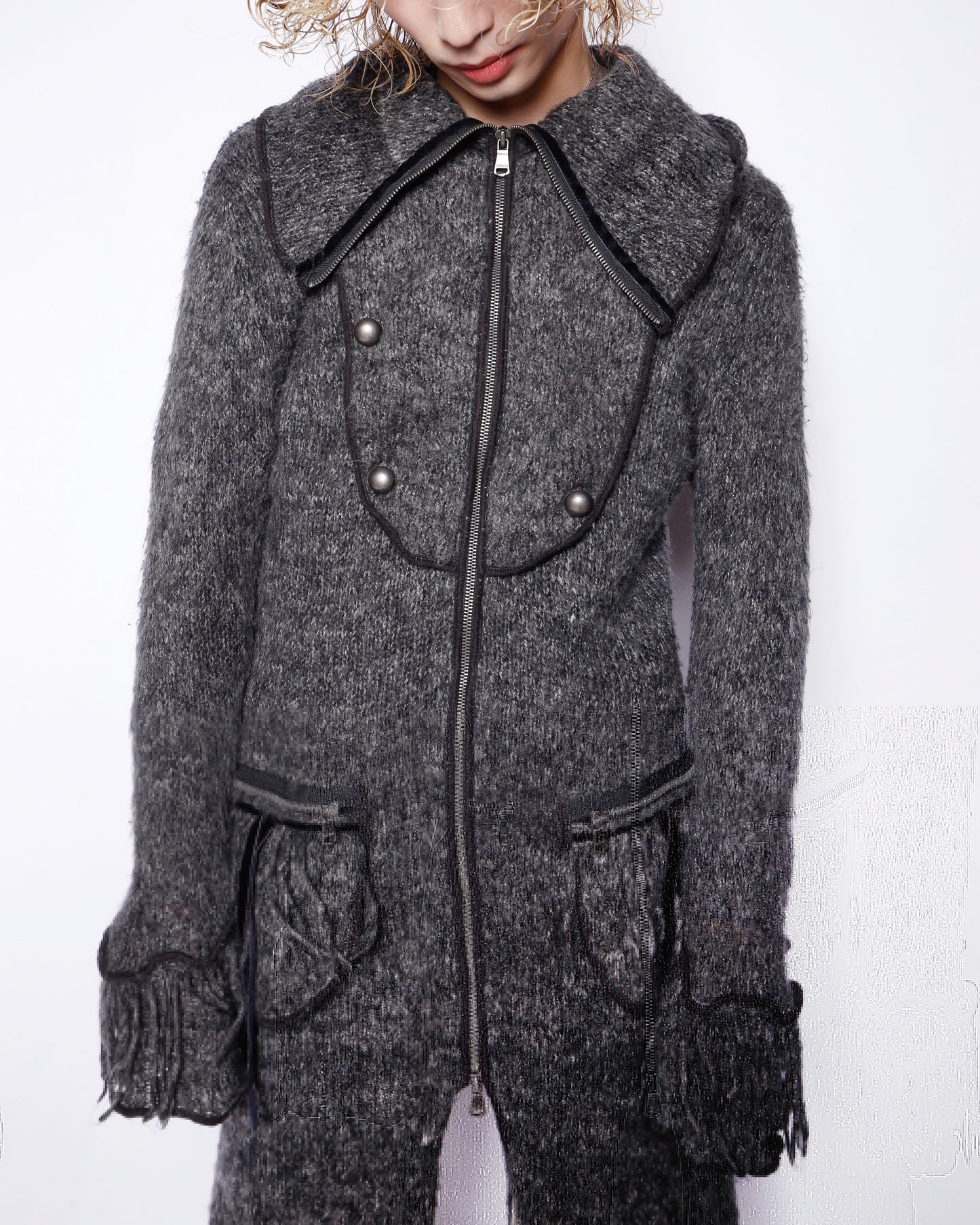 vintage phantom knit coat