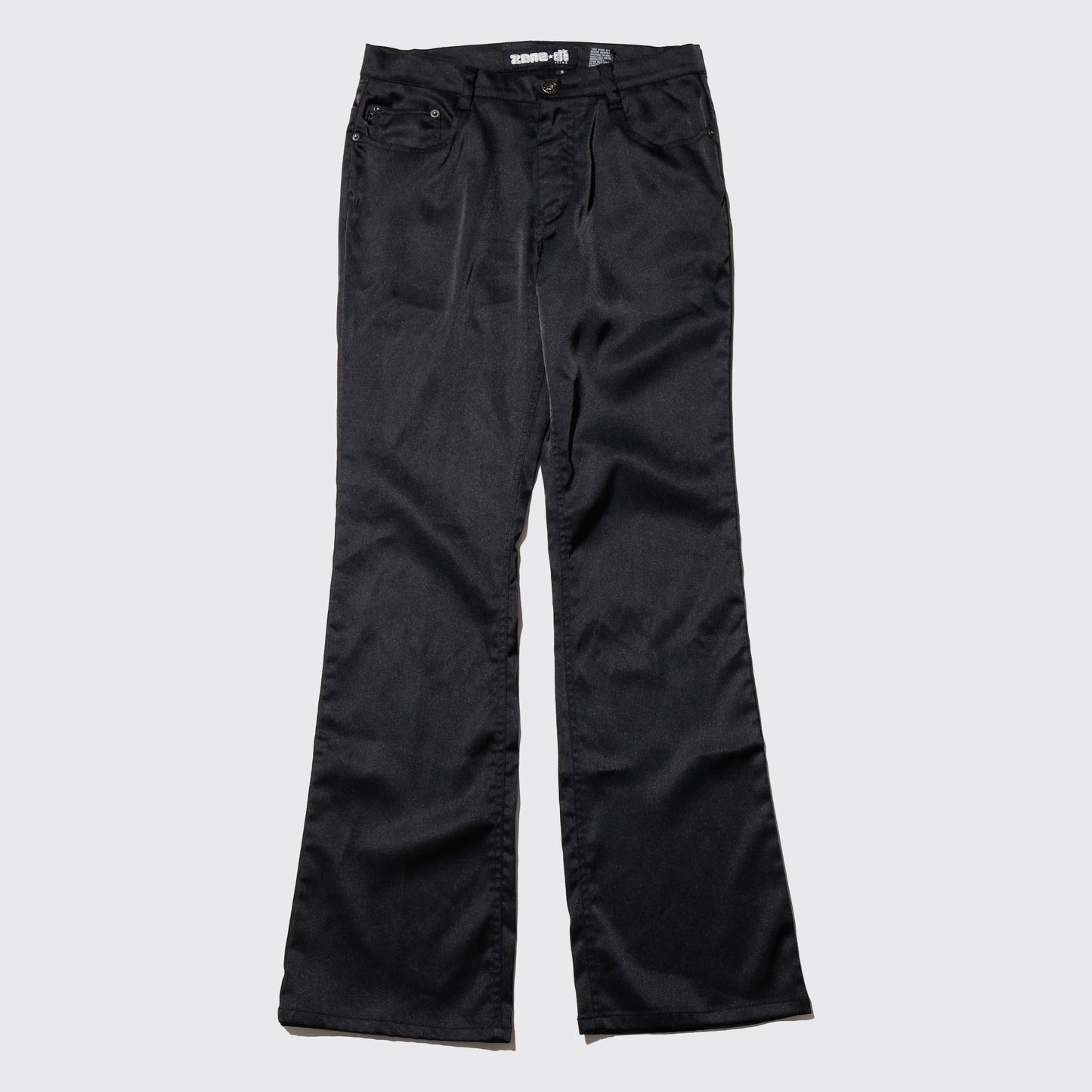 vintage 00's shinny flare trousers