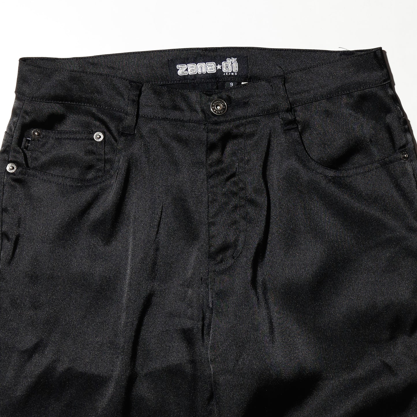 vintage 00's shinny flare trousers
