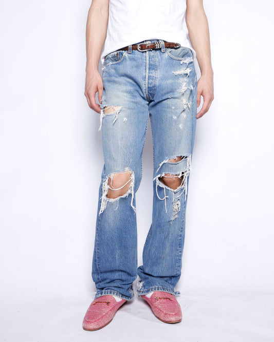 *one-off 80's levi's 501 crush jeans