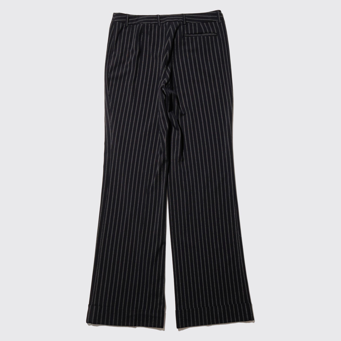 vintage low rise stripe flare slacks
