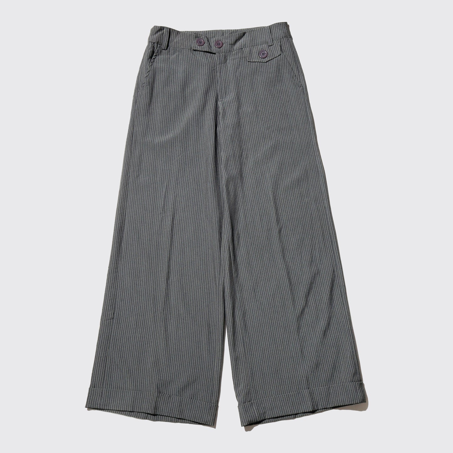 vintage low rise stripe wide slack