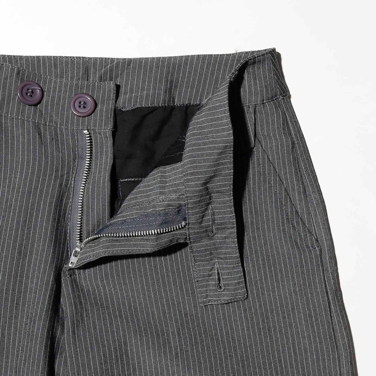 vintage low rise stripe wide slack