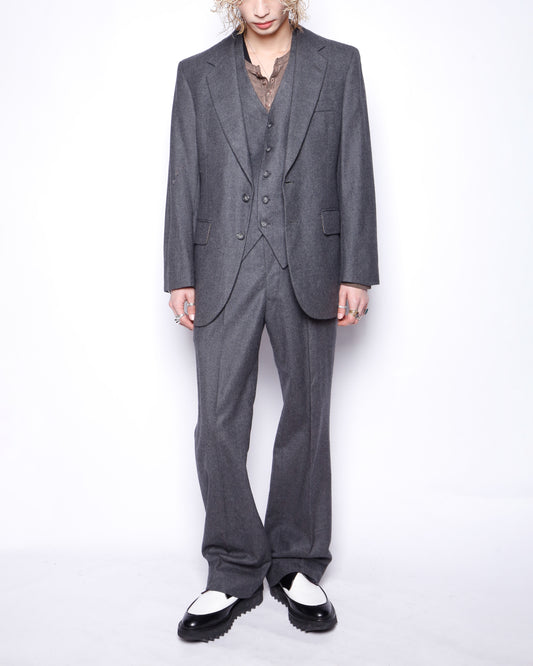 vintage 70's 3piece wool set up