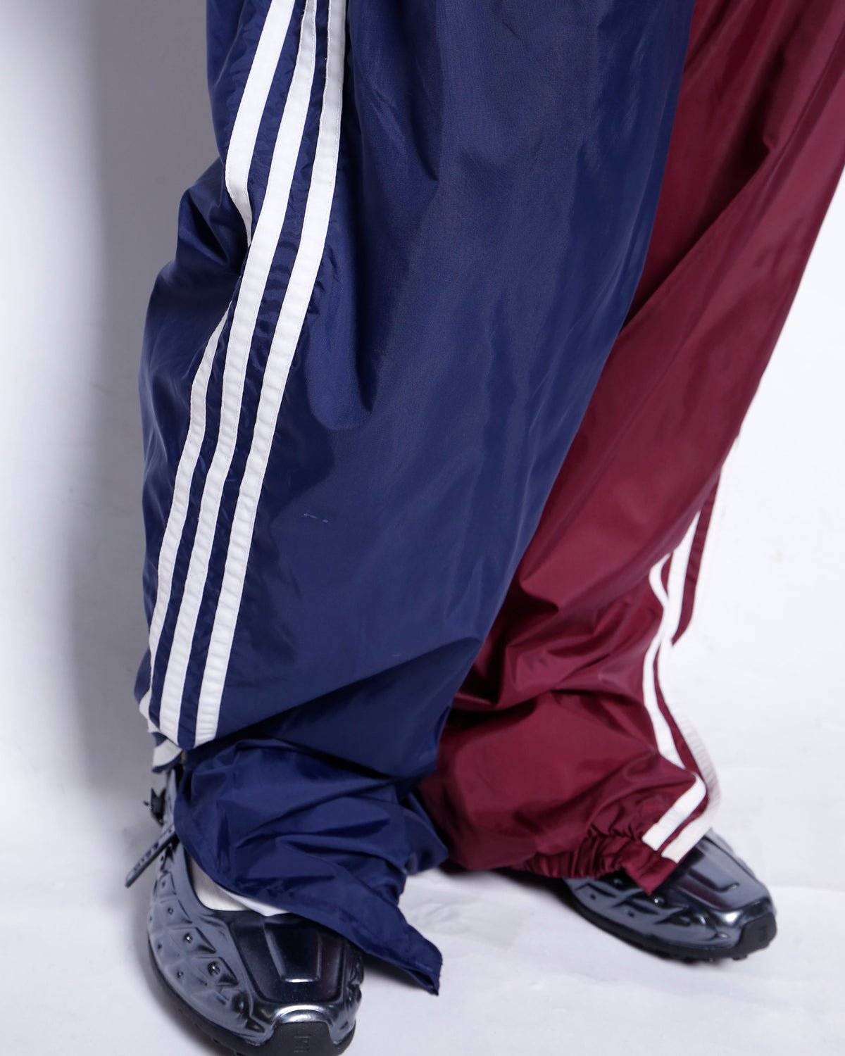 *one-off split nylon truck pants