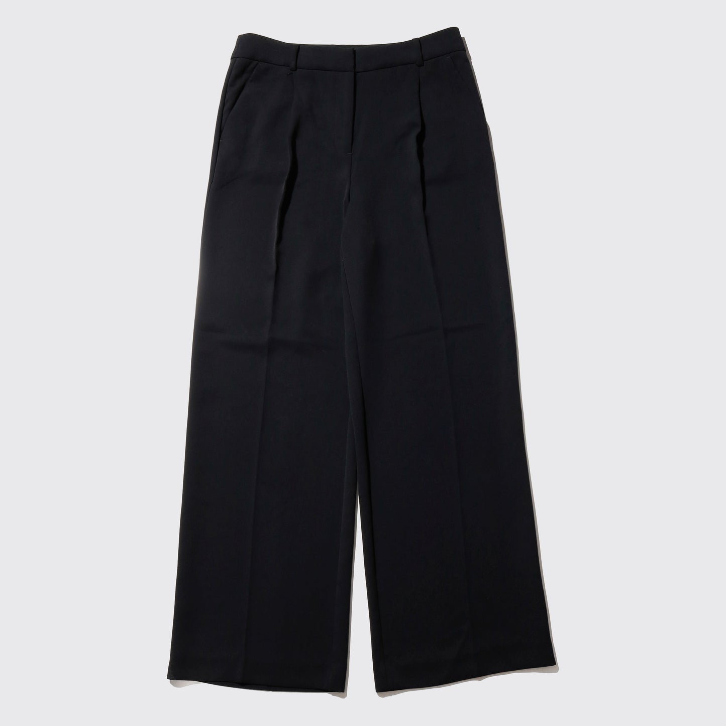 vintage tucked wide slacks
