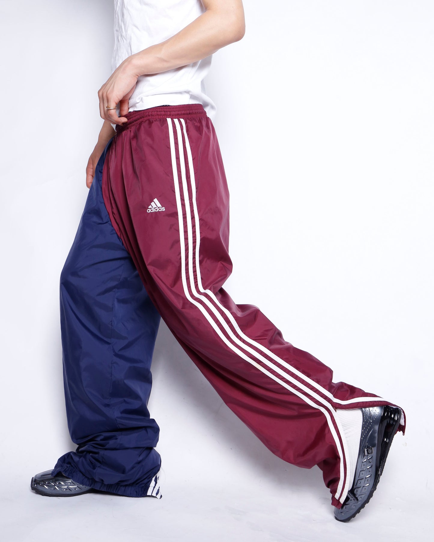 *one-off split nylon truck pants