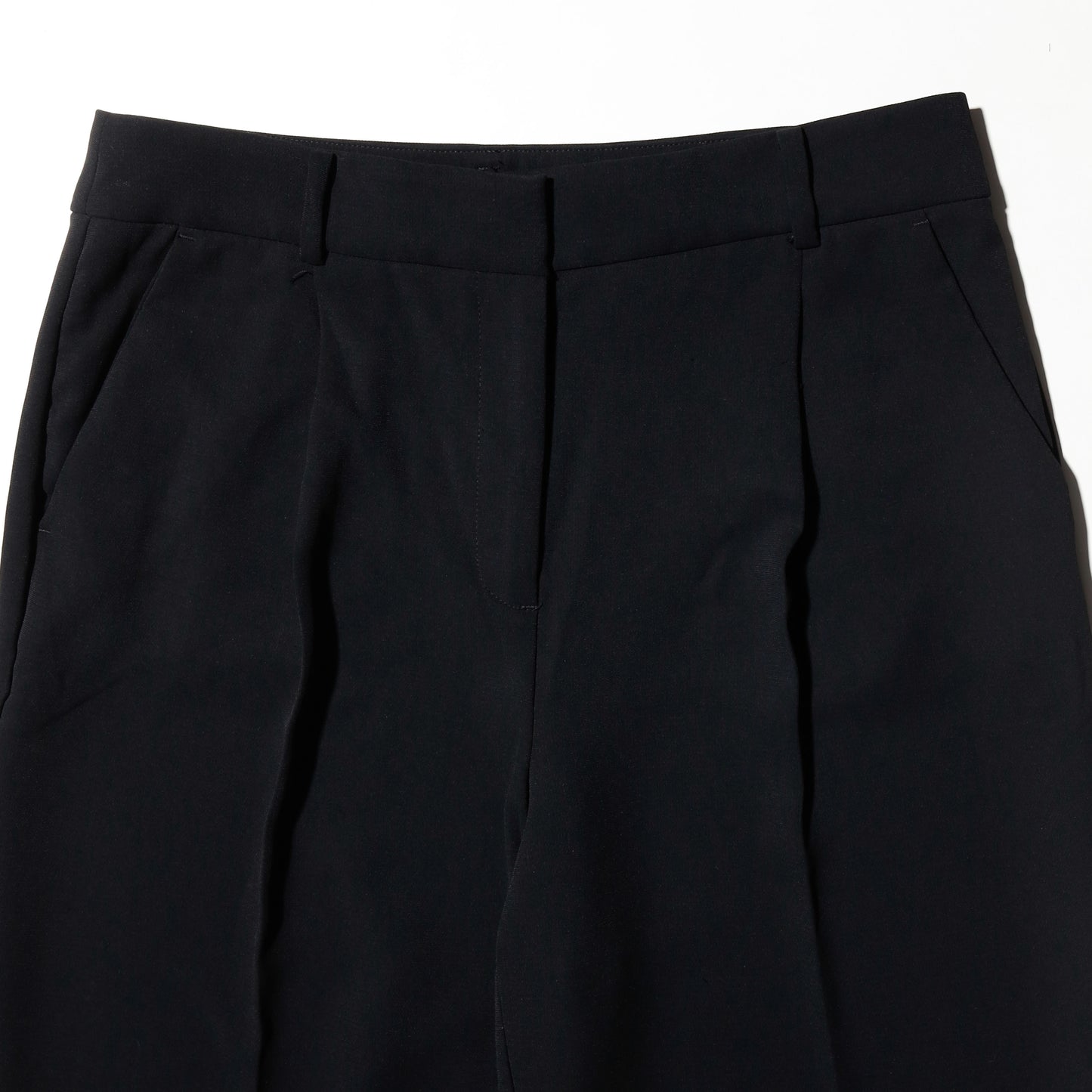 vintage tucked wide slacks