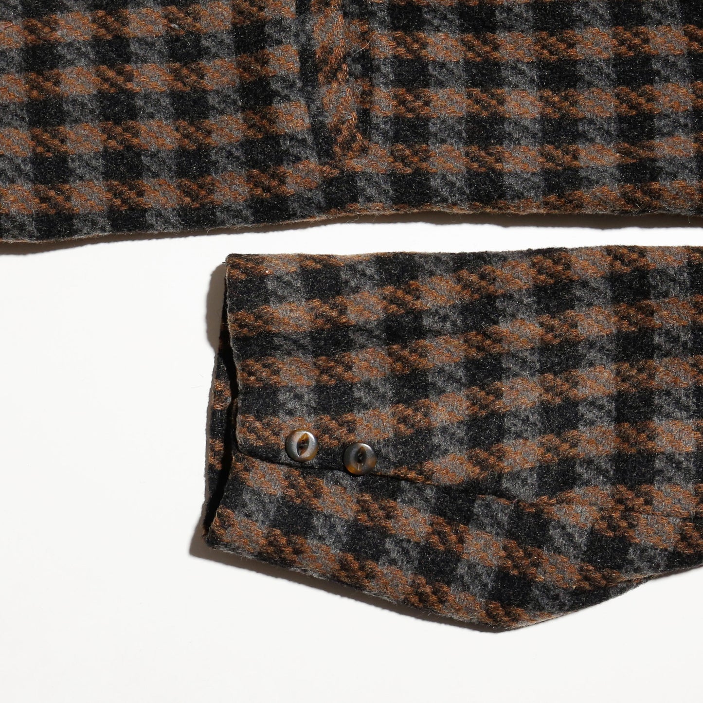 vintage rosario check wool jacket