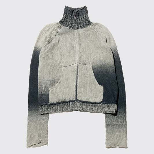 vintage cropped knit jacket